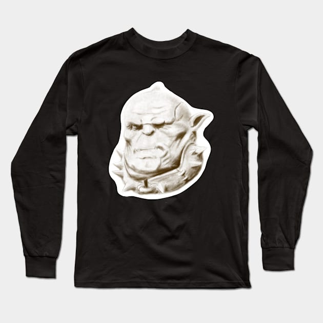 Ork head Long Sleeve T-Shirt by Zimart